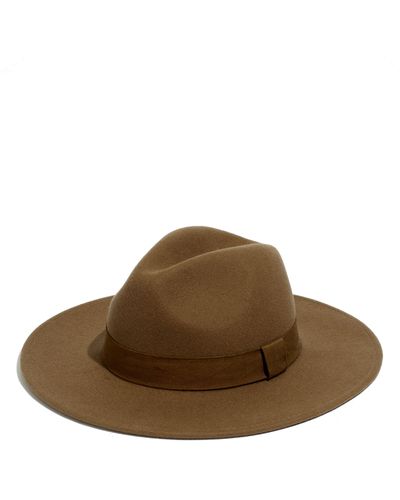 Madewell X Biltmore Shaped Wool Felt Hat - Brown