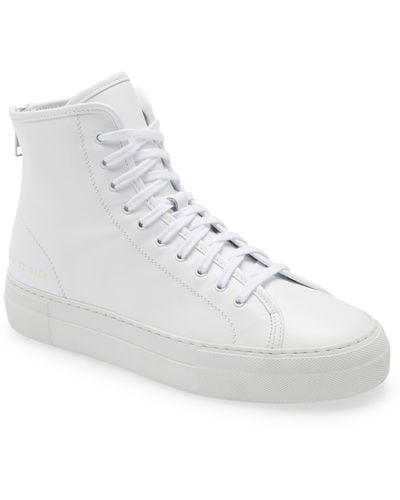 Common Projects Tournament High Super Sneaker - White