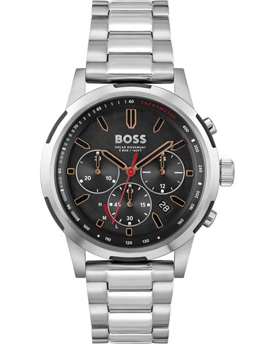 BOSS Solgrade Chronograph Bracelet Watch - Black