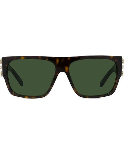 Givenchy 4g 62mm Rectangular Sunglasses - Green