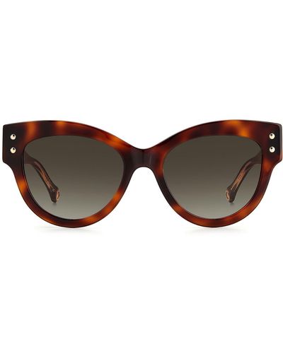 Carolina Herrera 54mm Cat Eye Sunglasses - Brown