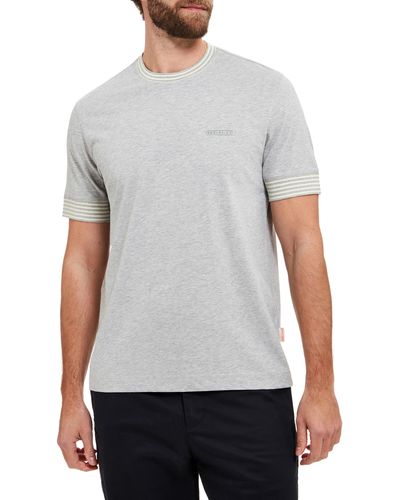 SealSkinz Sisland Cotton Ringer T-shirt - Gray