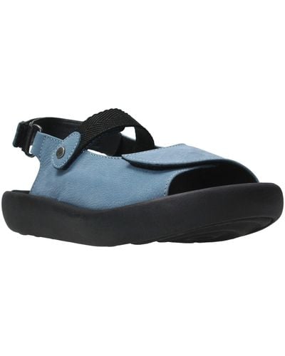 Wolky Jewel Xw Slingback Platform Sandal - Blue