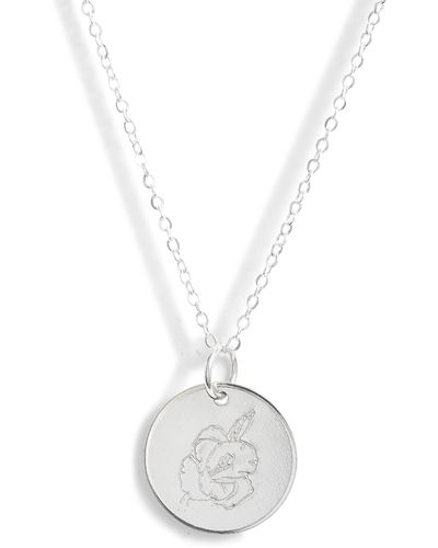 Nashelle Birth Flower Necklace - White