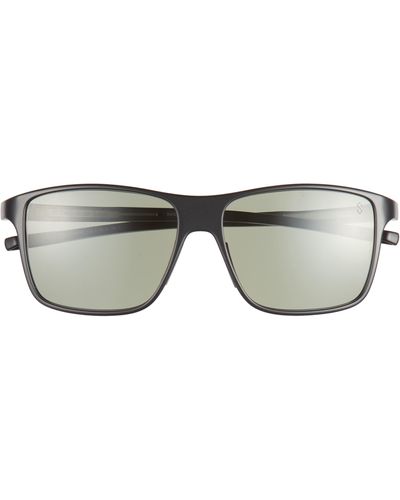 Tag Heuer Boldie 57mm Rectangular Sport Sunglasses - Multicolor