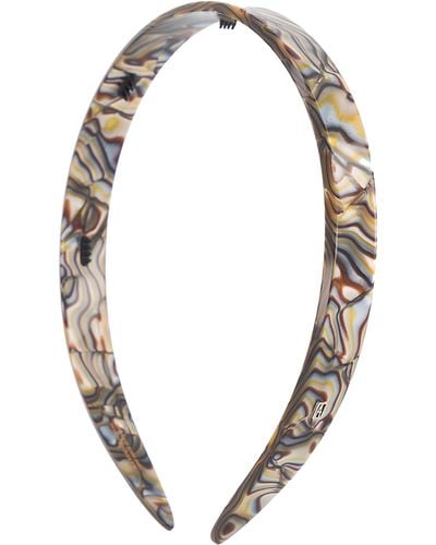 Alexandre De Paris Marble Pattern Headband - Black