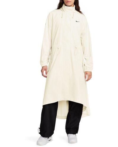 Nike Essential Longline Trench Coat - Natural