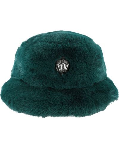 Kurt Geiger Faux Fur Bucket Hat - Green