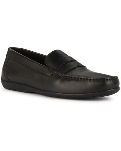 Geox Ascanio Penny Loafer - Black
