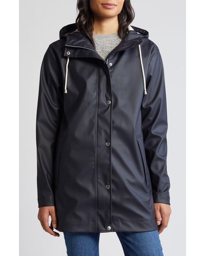Ilse Jacobsen Hooded Waterproof Rain Jacket - Black