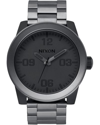 Nixon The Corporal Bracelet Watch - Gray