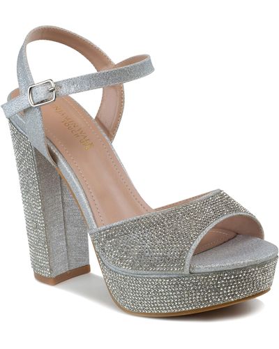Touch Ups Lynx Water Resistant Platform Sandal - Gray