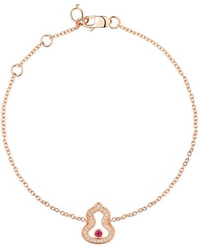 Qeelin Wulu Diamond & Ruby Bracelet - Metallic