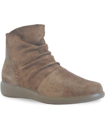 Munro Scout Water Resistant Bootie - Brown