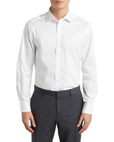 Charles Tyrwhitt Slim Fit Luxury Twill Dress Shirt - White