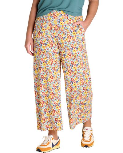 Toad & Co. Chaka Wide Leg Knit Crop Pants - Multicolor