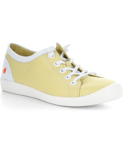 Softinos Isla Distressed Sneaker - Yellow
