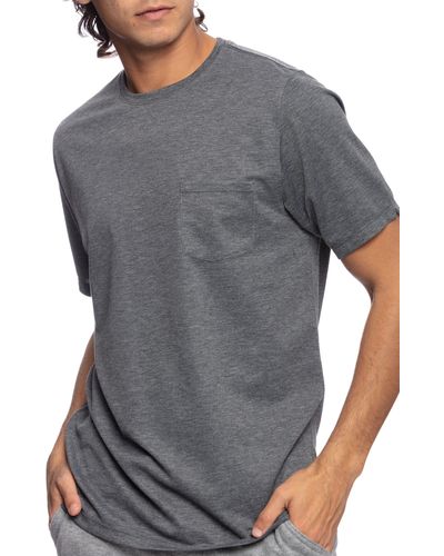 Fundamental Coast Westport Pocket Crewneck T-shirt - Gray