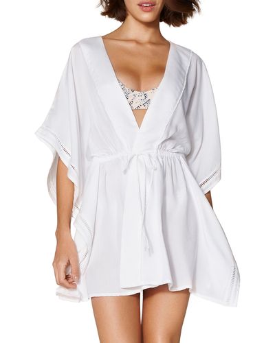 ViX Vix Embroidered Cover-up Wrap - White