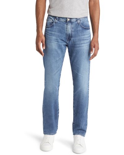 AG Jeans Everett Slim Straight Leg Jeans - Blue