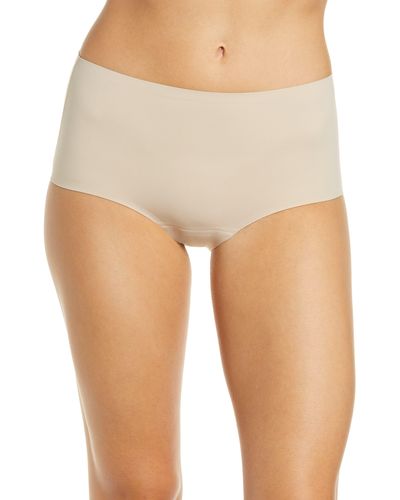 Proof Period & Leak Proof Moderate Absorbency High Waisted Briefs - Natural