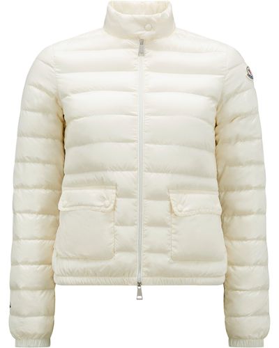 Moncler Lans Quilted Hooded Down Jacket - White