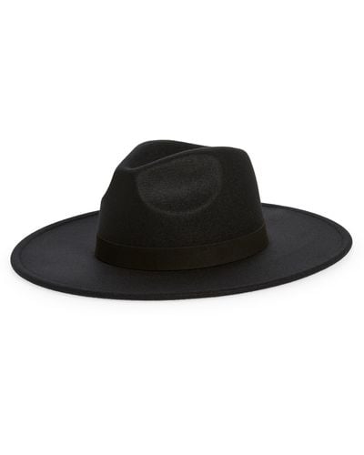 Treasure & Bond Felt Panama Hat - Black