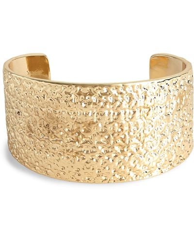 Nordstrom Rippled Cuff Bracelet - Natural