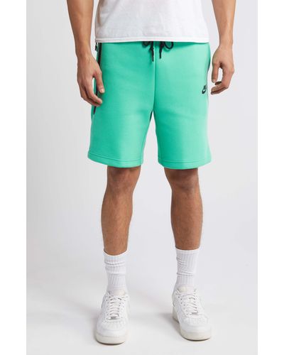 Nike Tech Fleece Sweat Shorts - Green