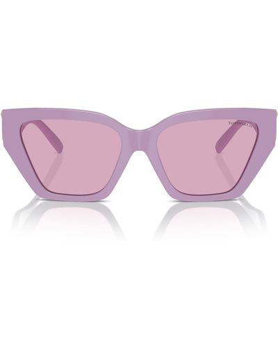 Tiffany & Co. 55mm Cat Eye Sunglasses - Pink