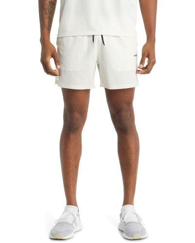 Brady Run Tie Waist Shorts - White