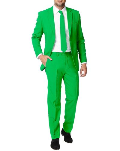 Opposuits 'ever' Trim Fit Suit With Tie At Nordstrom - Green