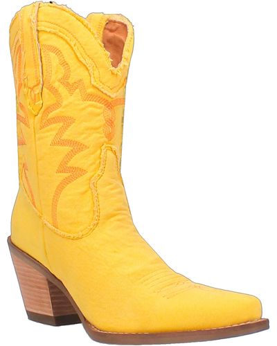 Dingo Y'all Need Dolly Western Boot - Yellow