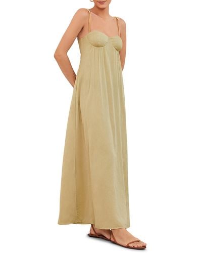 ViX Leona Cover-up Maxi Dress - Natural