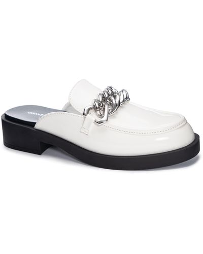 Chinese Laundry Paris Loafer Mule - White