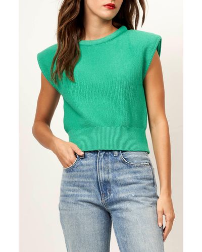 Equipment Jamina Cotton & Cashmere Sweater - Green