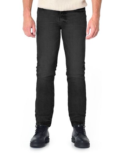 Fidelity Torino Coated Slim Fit Jeans - Black