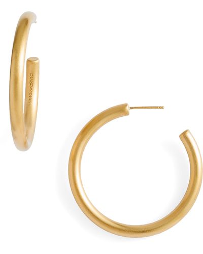 Dean Davidson Small Dune Hoop Earrings - Metallic
