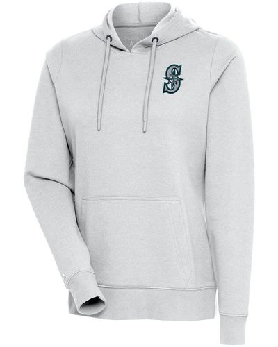 Antigua Seattle Mariners Action Pullover Hoodie At Nordstrom - Gray