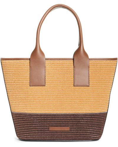 Brunello Cucinelli Interwoven Straw Backpack in Brown Raffia ref.953909 -  Joli Closet