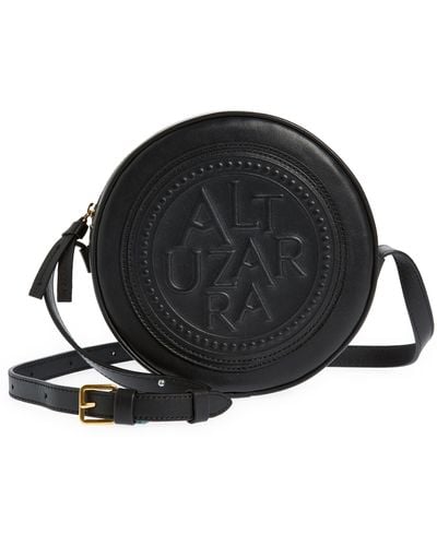 Altuzarra Medallion Coin Leather Crossbody Bag - Black