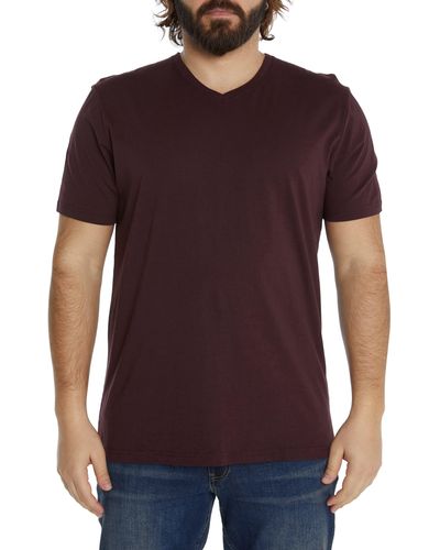 Johnny Bigg Essential V-neck T-shirt - Purple