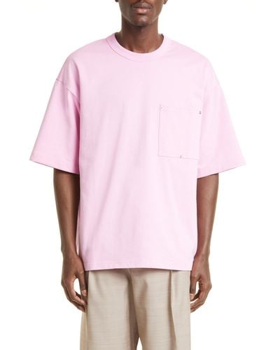 Bottega Veneta Oversize Pocket T-shirt - Pink