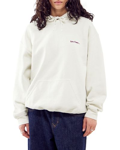 iets frans... Embroidered Hoodie - White