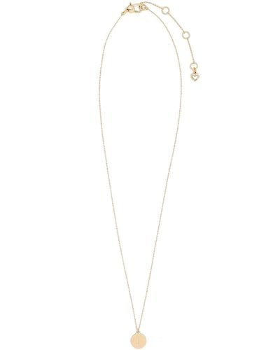 Kate Spade Mini Initial Pendant Necklace - White