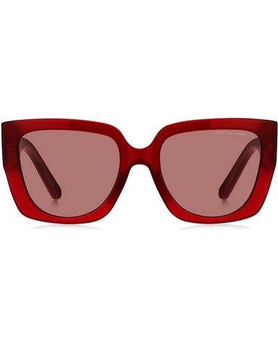 Marc Jacobs 54mm Square Sunglasses - Red