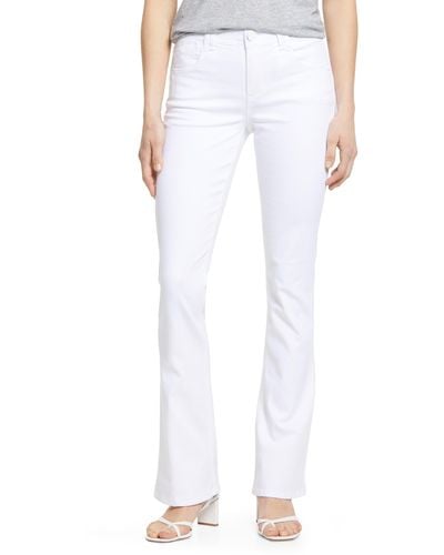 Wit & Wisdom 'ab'solution Itty Bitty Bootcut Jeans - White