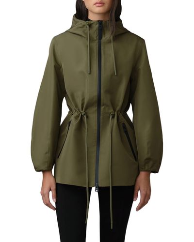 Mackage Kalea Windproof & Water Repellent Recycled Polyester Jacket - Green
