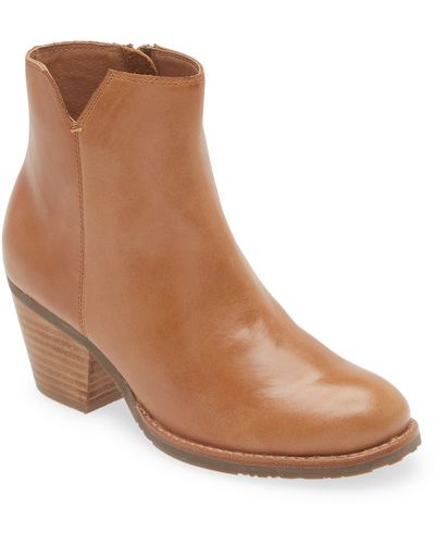 Chocolat Blu Darren Zip Bootie - Brown