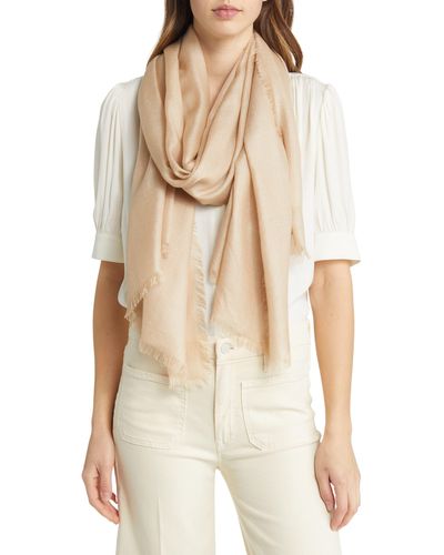 Nordstrom Cashmere & Silk Wrap - Natural